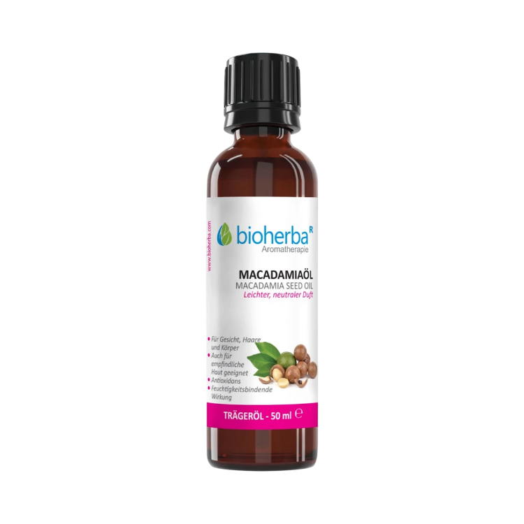 Obrázek Makadamiový olej – 50 ml – Bioherba