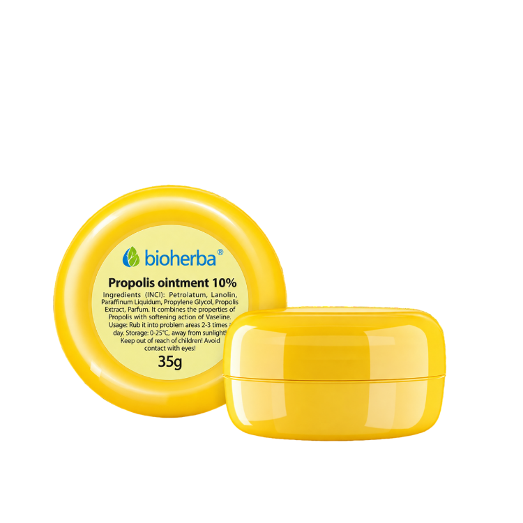 Obrázek Propolisová mast 10 % – 35 g – Bioherba