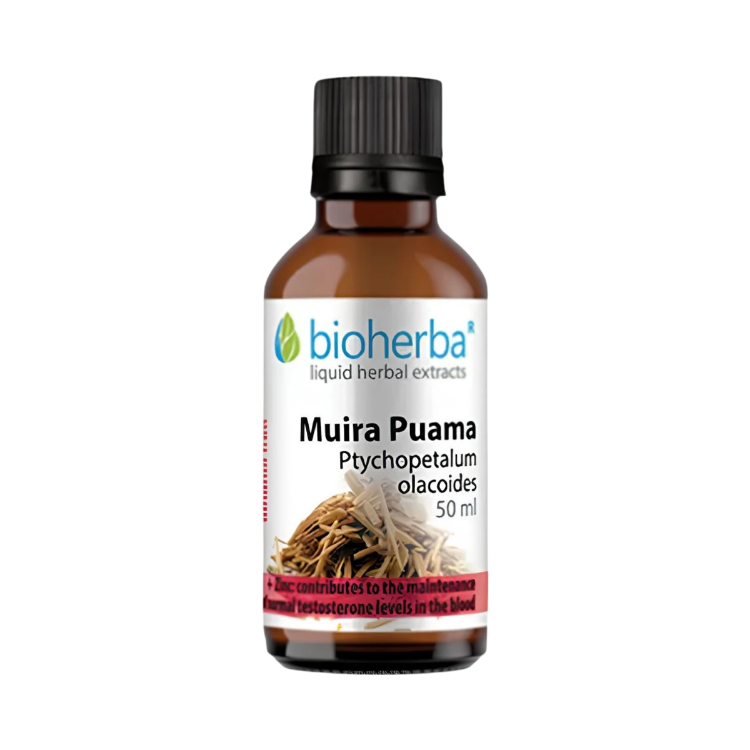Obrázek Muira Puama (Ptychopetalum olacoides) kapky – tinktura – 50 ml – Bioherba