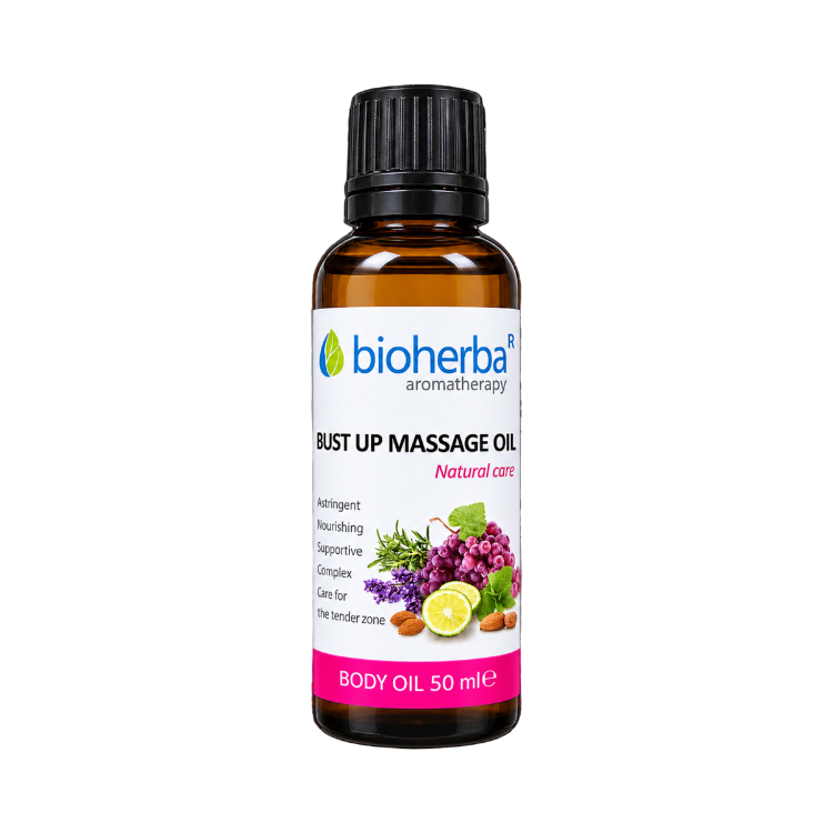 Obrázek Masážní olej na poprsí Bust Up – 50 ml – Bioherba
