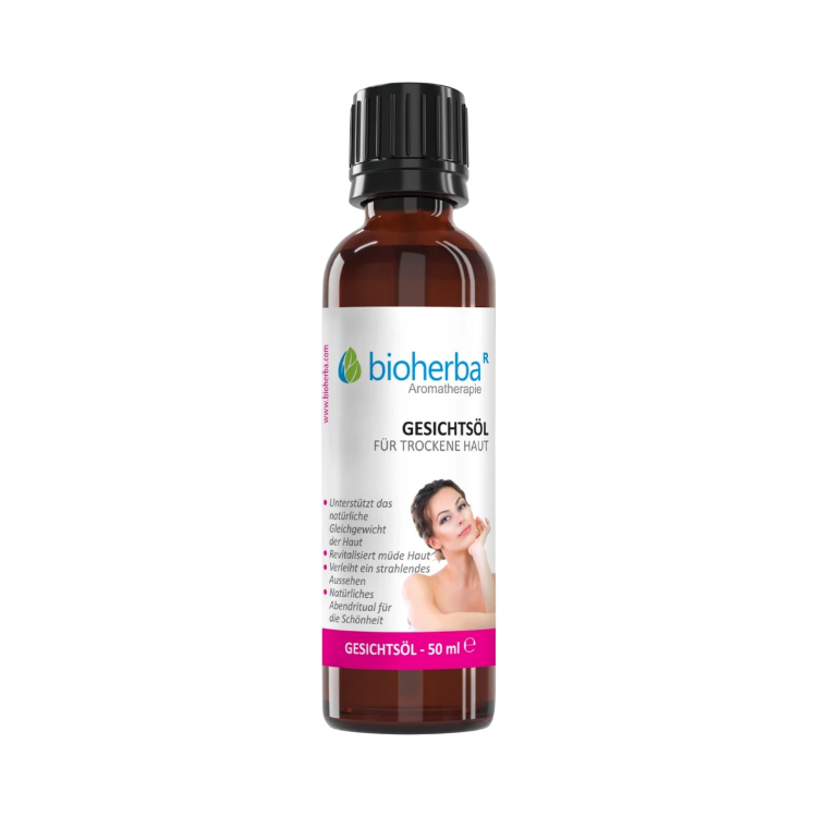 Obrázek Pleťový olej pro suchou pokožku – 50 ml – Bioherba