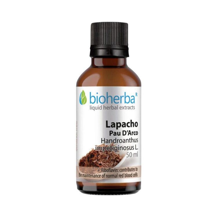 Obrázek Pau D’Arco (Lapacho) kapky – tinktura – 50 ml – Bioherba