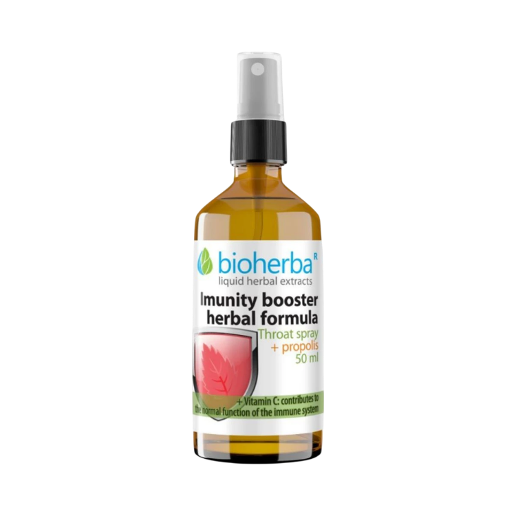 Obrázek Sprej do krku na podporu imunity s propolisem – 50 ml – Bioherba