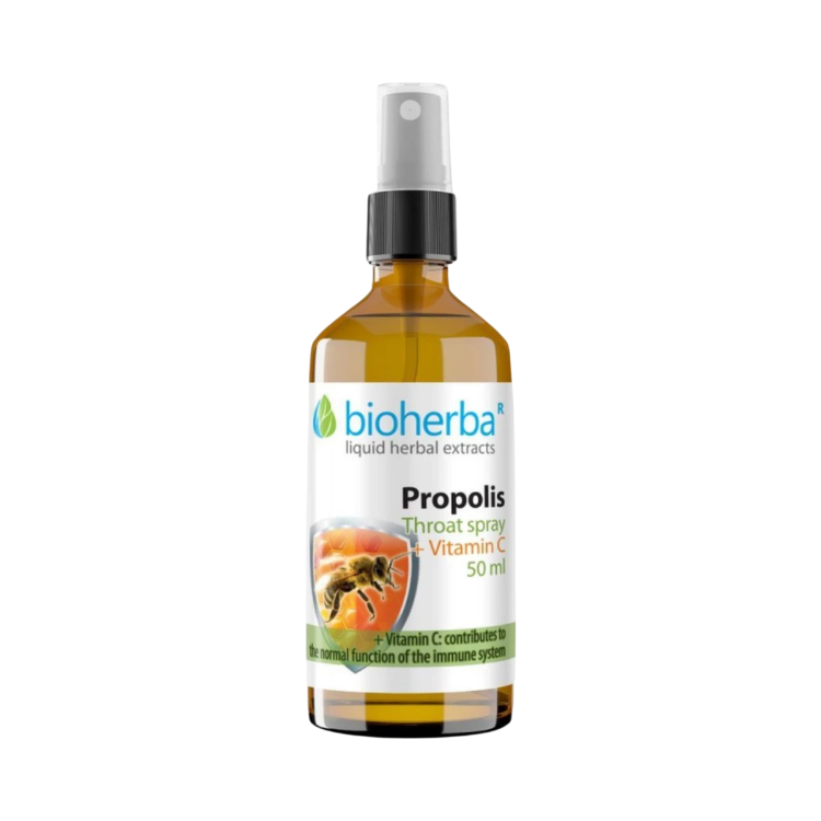 Obrázek Sprej do krku s propolisem – 50 ml – Bioherba