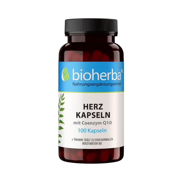 Obrázek Srdce – kapsle s koenzymem Q10 – 100 kapslí – Bioherba