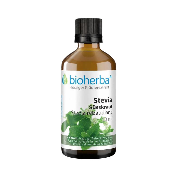 Obrázek Stévie cukrová kapky – tinktura – 50 ml – Bioherba