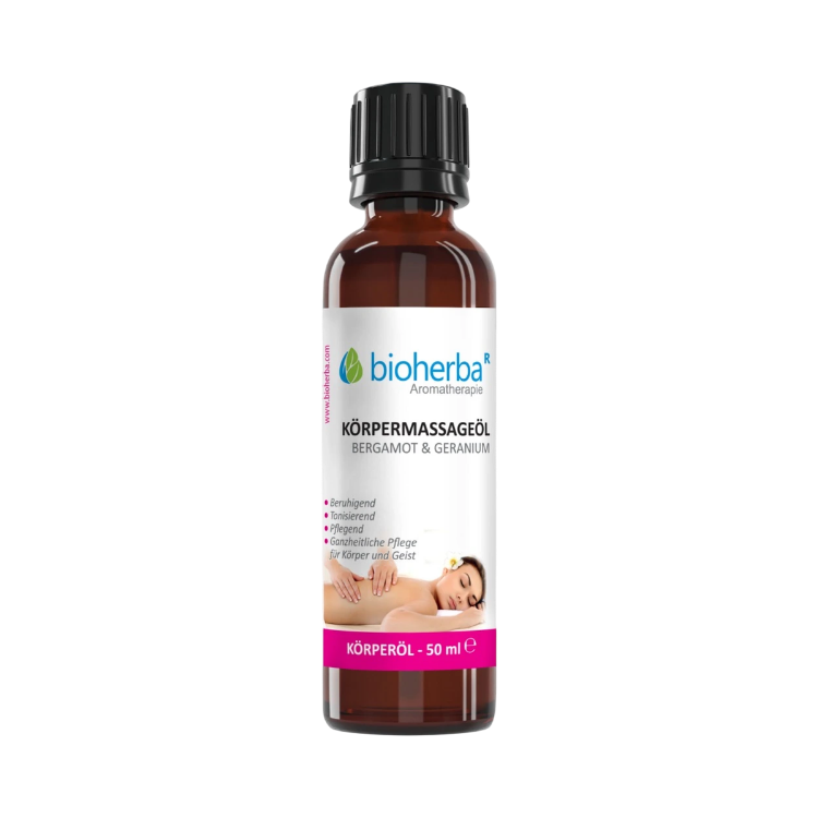 Obrázek Tělový masážní olej – 50 ml – Bioherba