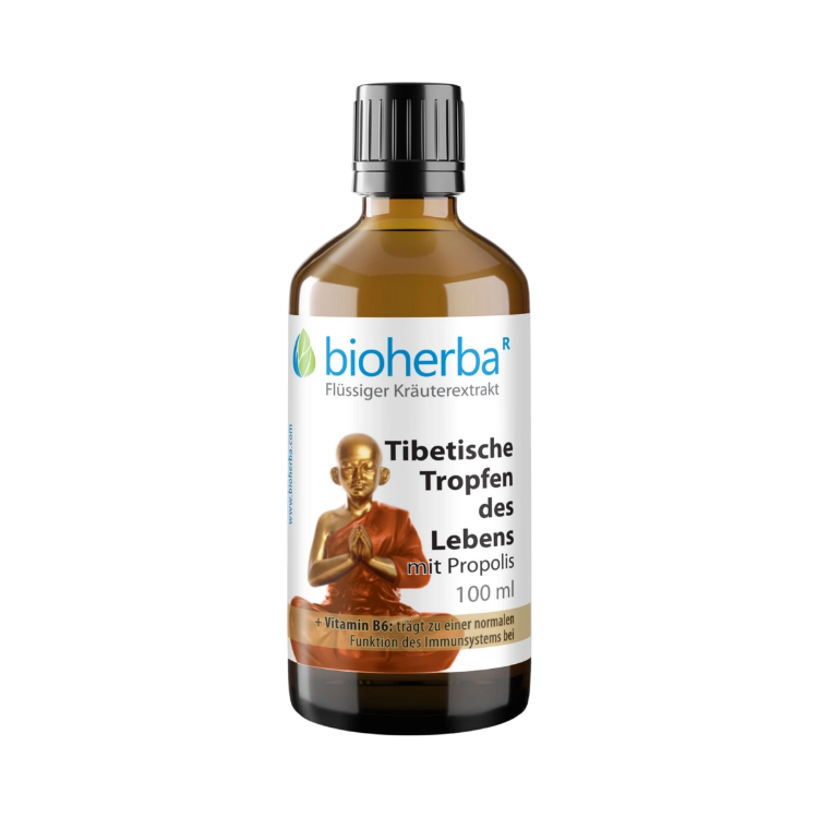 Obrázek Tibetské kapky života s propolisem – tinktura – 100 ml – Bioherba
