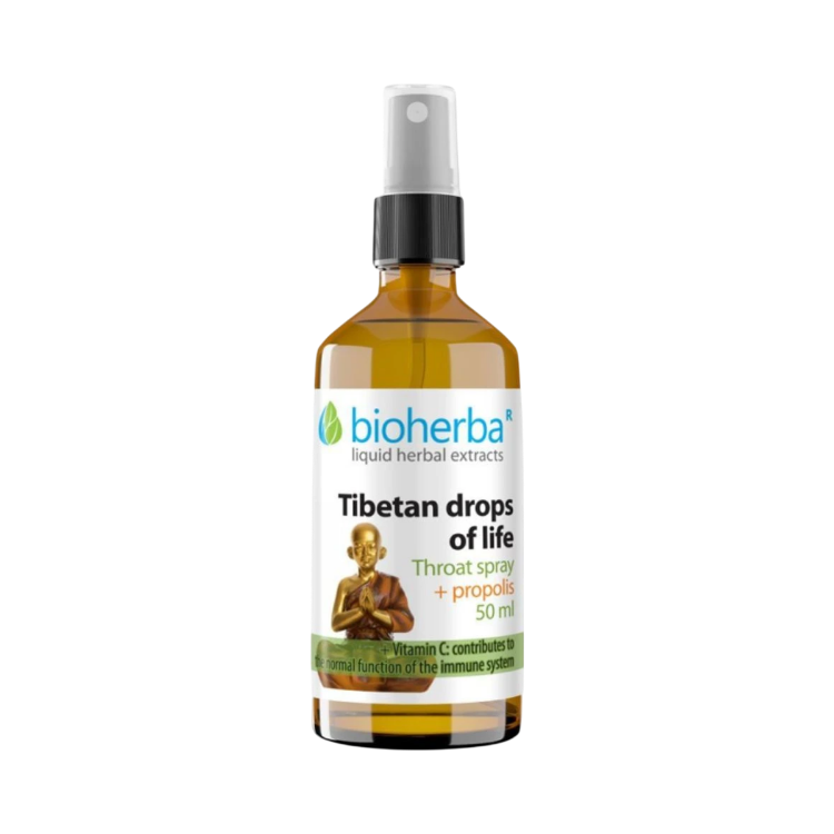Obrázek Tibetský sprej do krku s propolisem – 50 ml – Bioherba