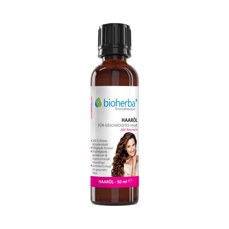 Obrázek Vlasový olej na poškozené vlasy – 50 ml – Bioherba