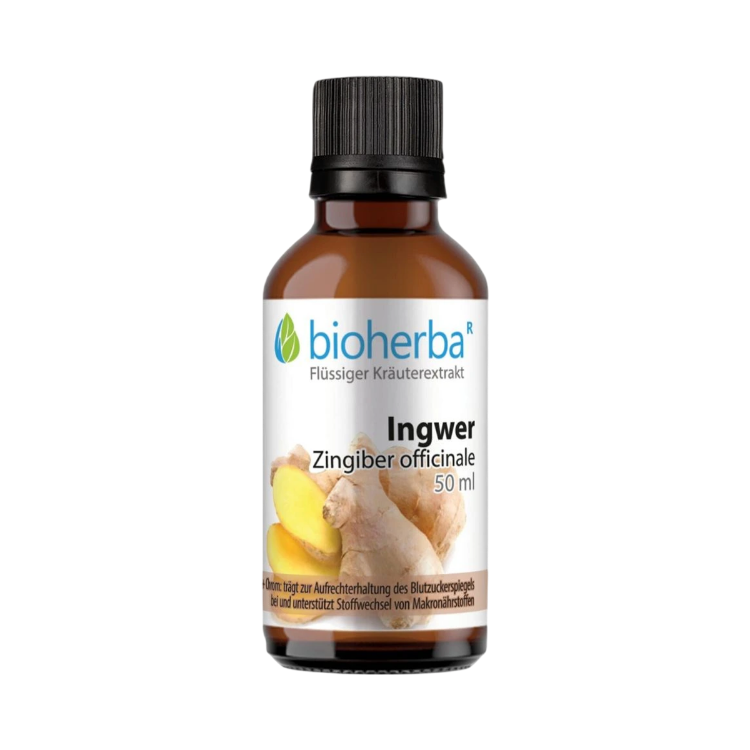 Obrázek Zázvor kapky – tinktura – 50 ml – Bioherba