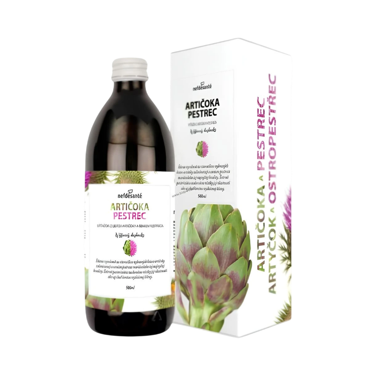 Obrázek Artyčokovo-ostropestřcová šťáva – 500 ml – Nefdesanté