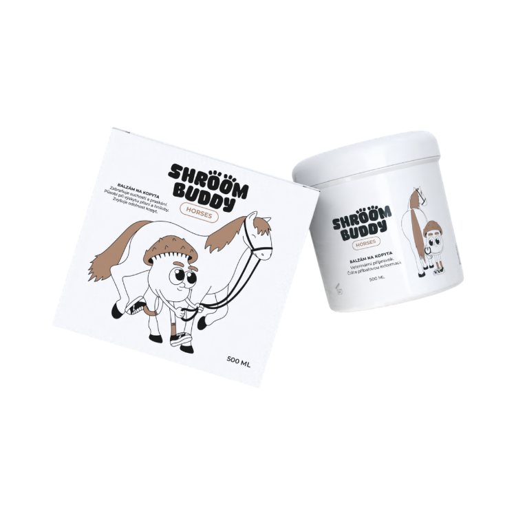 Obrázek Balzám na kopyta HORSES – Shroom Buddy